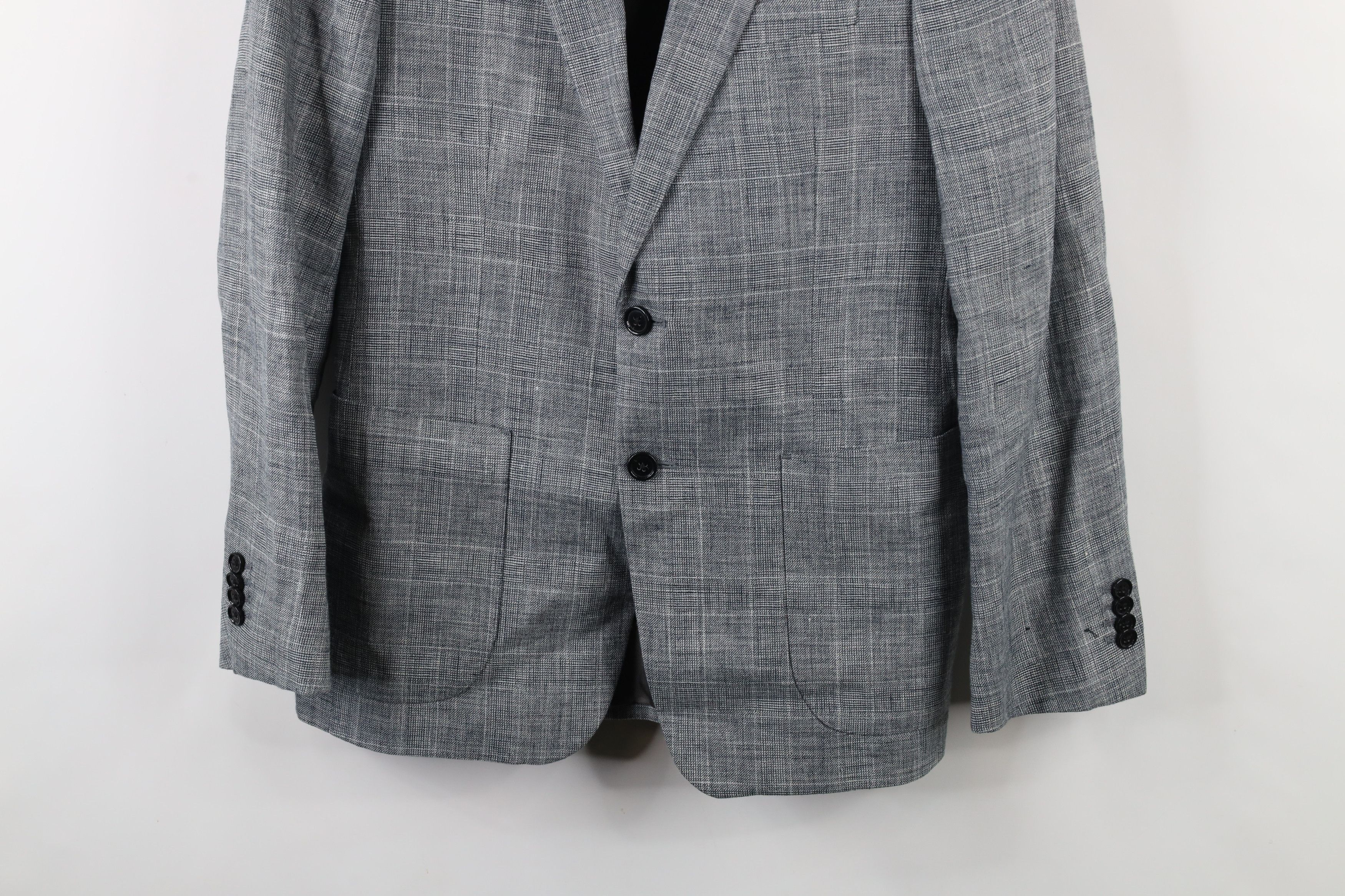 Banana Republic × Vintage New Banana Republic 2 Button Blazer Suit Coat Jacket Gray Size US M / EU 48-50 / 2 - 3 Thumbnail