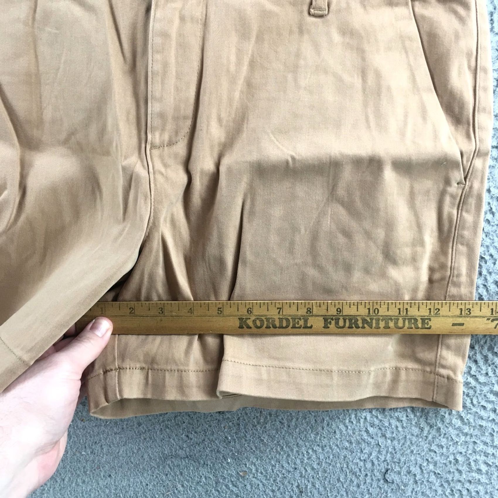 Banana Republic Banana Republic Shorts Womens 14 Brown Chino Cotton Blend High Rise Zip Fly Size 36" / US 14 / IT 50 - 7 Thumbnail