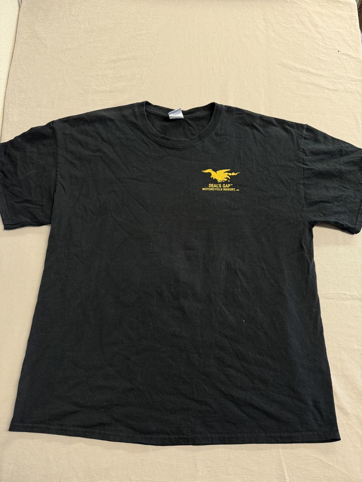 Gildan Biker Deal's Gap Motorcycle Resort I Survived the Dragon -XL Size US XL / EU 56 / 4 - 2 Thumbnail