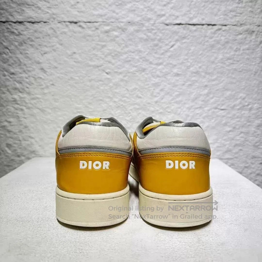 Dior Dior B27 White Yellow Sneakers. Size US 10 / EU 43 - 3 Thumbnail