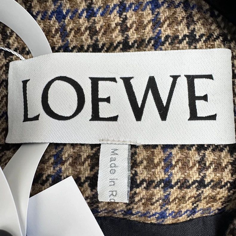 Loewe LOEWE A thousand bird checkered dress jacket Size XXS / US 00 / IT 34 - 5 Thumbnail