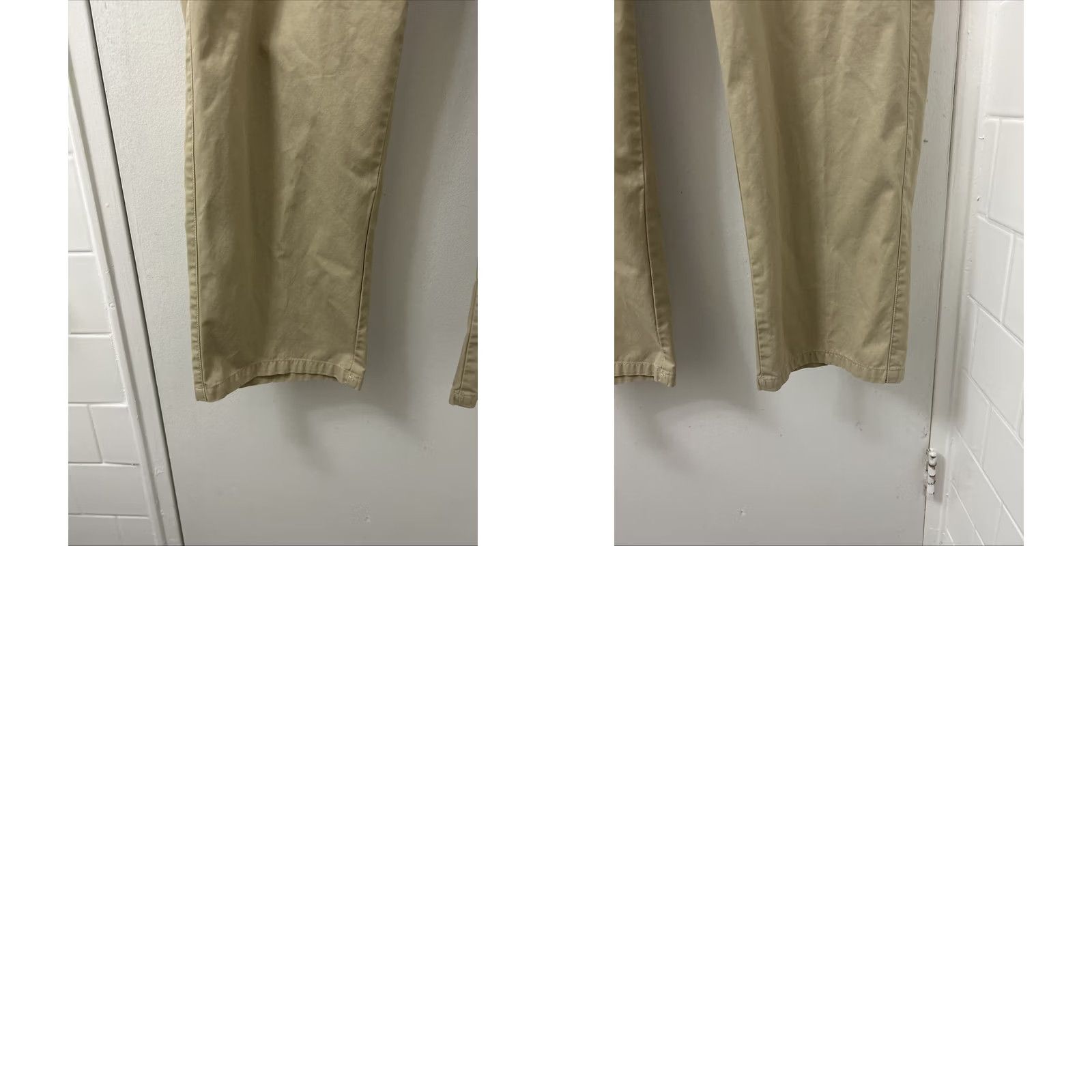 Peter Millar Peter Millar Pants Mens 35x29 Khaki Beige 100% Cotton Pima Regular Rise 5-Pocket Chino Zip Front Belt Loops Straight Leg Mens Size US 35 - 9 Thumbnail