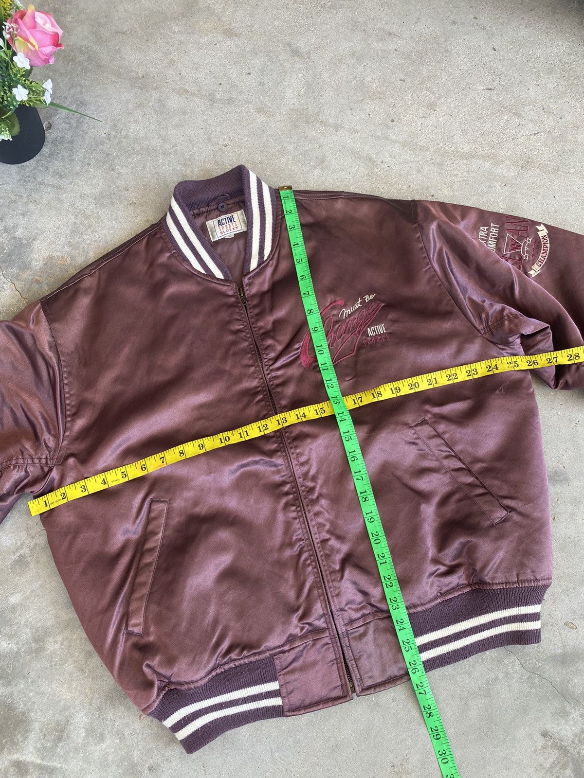 Japanese Brand Vintage Bomber Jacket ChangeMust Be Active Sports Size US L / EU 52-54 / 3 - 8 Thumbnail