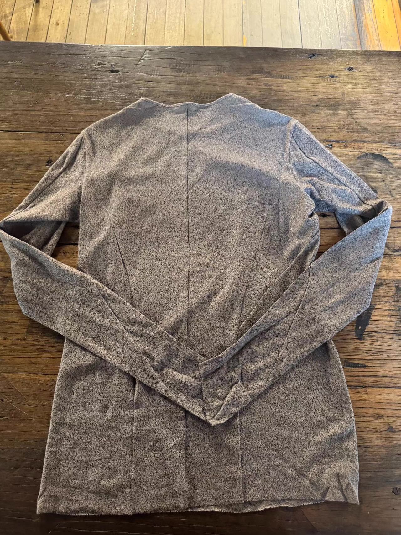Devoa Devoa 14SS dark grey ergonomic long‑sleeve top Ｑ25 Size US S / EU 44-46 / 1 - 2 Thumbnail