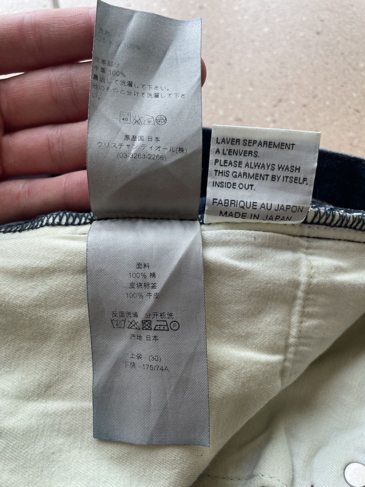 Dior Dior Homme Raw Denim Indigo Slim Jeans by Kris Van Assche Size US 30 / EU 46 - 12 Thumbnail