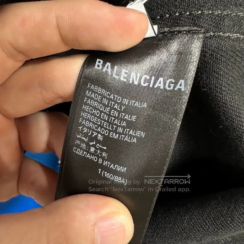 Balenciaga Balenciaga Distressed washed denim jacket Size US S / EU 44-46 / 1 - 5 Thumbnail