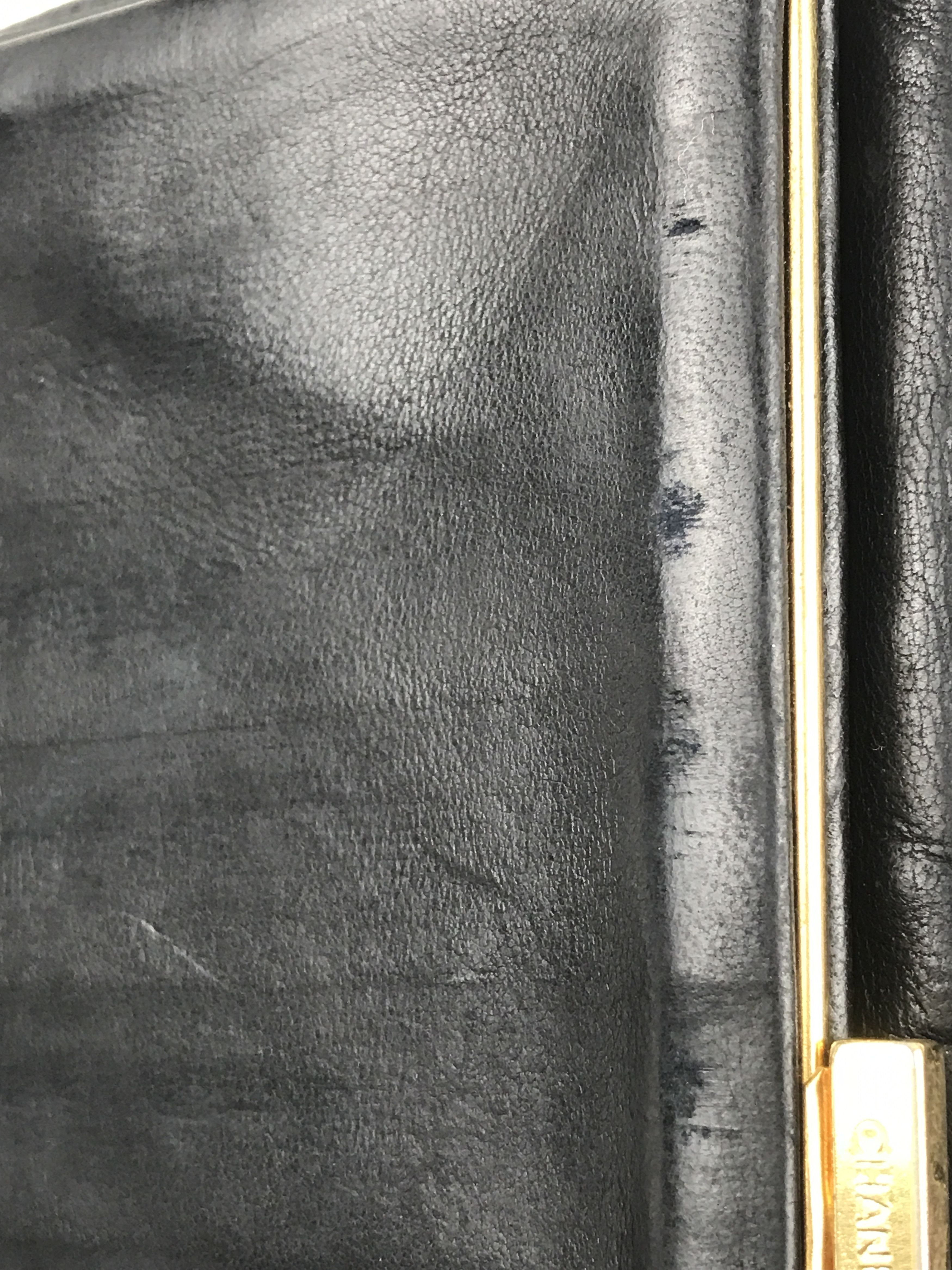 Chanel × Vintage Vintage Chanel Black Caviar CC Logo Bifold Wallet Size ONE SIZE - 17 Thumbnail