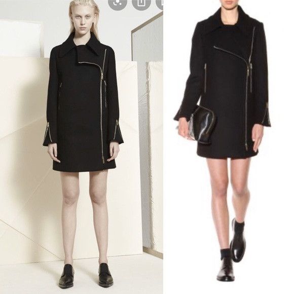 Stella McCartney Stella McCartney Rare Wool Coat with Zippers Size S / US 4 / IT 40 - 2 Thumbnail
