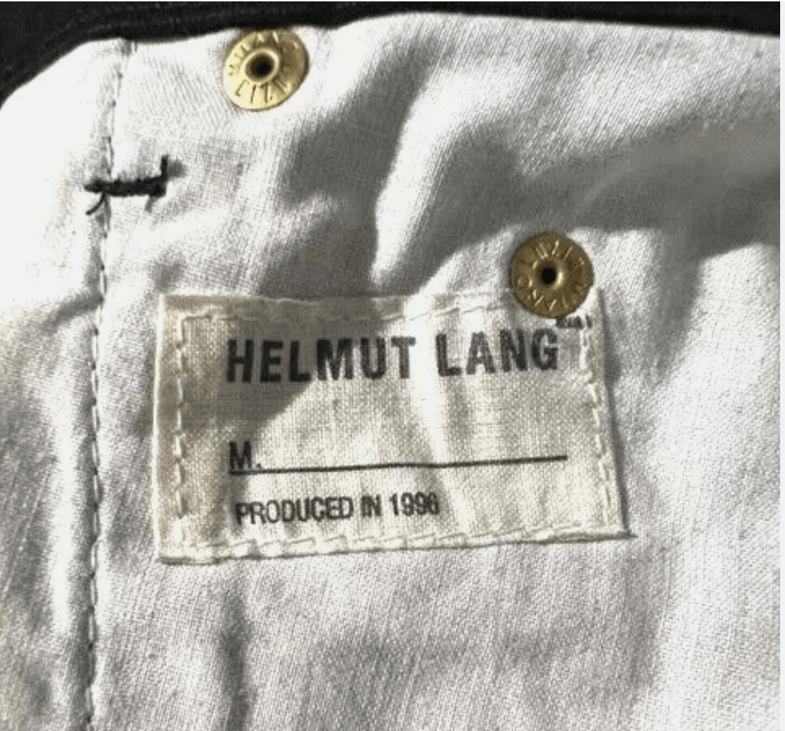 Helmut Lang Rare Vtg 1996 New HELMUT LANG Mens Black Cotton Jeans Size US 33 - 3 Thumbnail