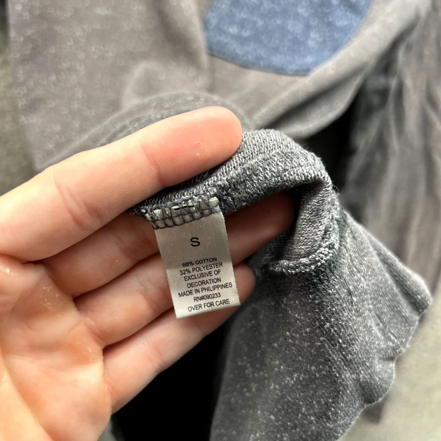 Quiksilver VINTAGE Quiksilver Sweatshirt Mens Small Blue Heather Crewneck Pullover Pocket Cotton Size US S / EU 44-46 / 1 - 7 Thumbnail