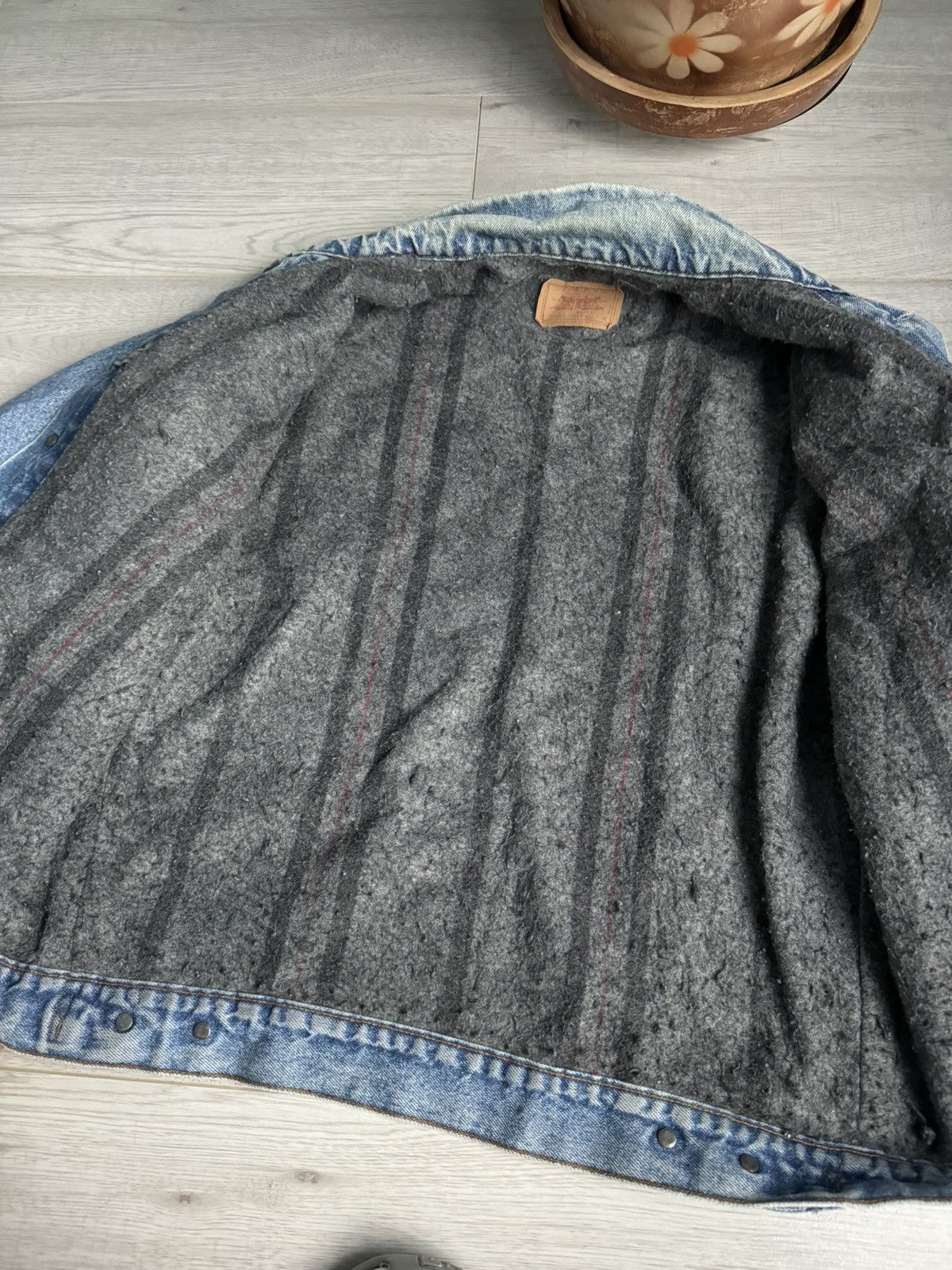 Levi's × Levi's Vintage Clothing Vintage Washed Denim Jacket Levi’s 90’s made in USA Size US M / EU 48-50 / 2 - 7 Thumbnail