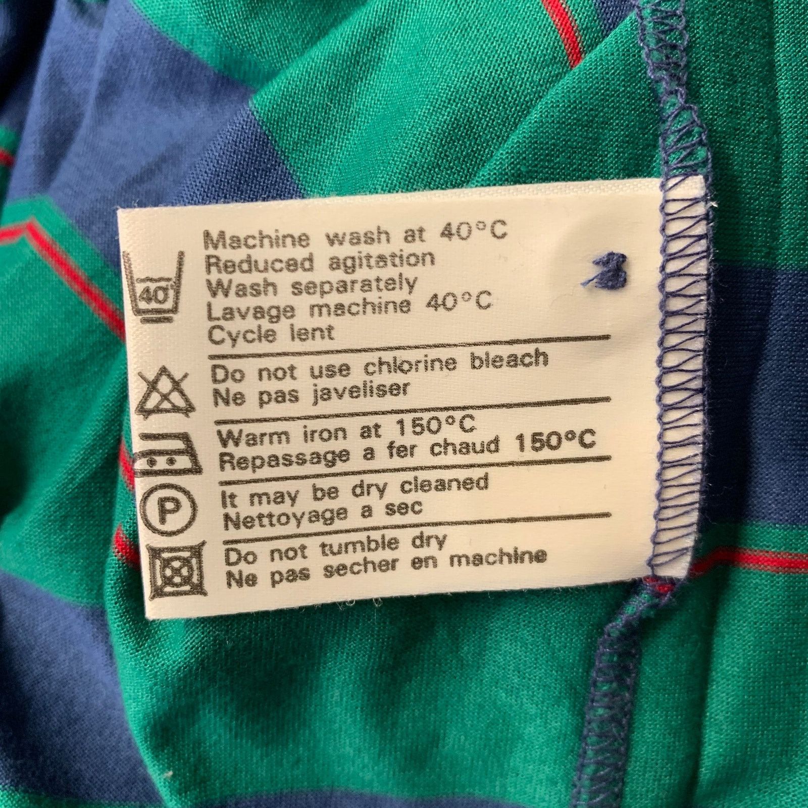 Other DUNHILL Size M Green Navy Red Stripe Cotton Polo Polo Size US M / EU 48-50 / 2 - 6 Thumbnail