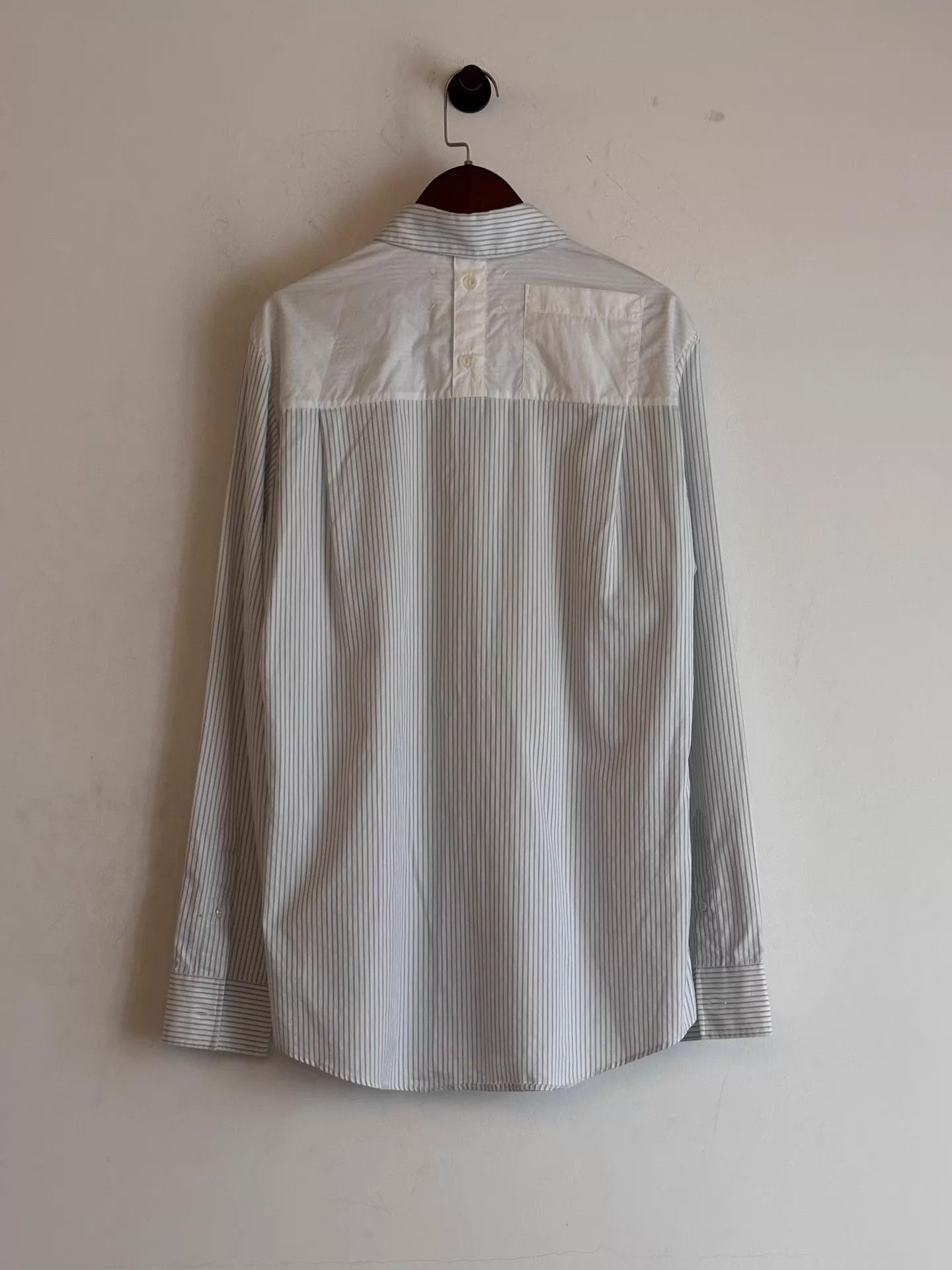 Maison Margiela MMM SS2014 Deconstructed Front-Back Reversed White Shirt 46 Size US S / EU 44-46 / 1 - 1 Thumbnail