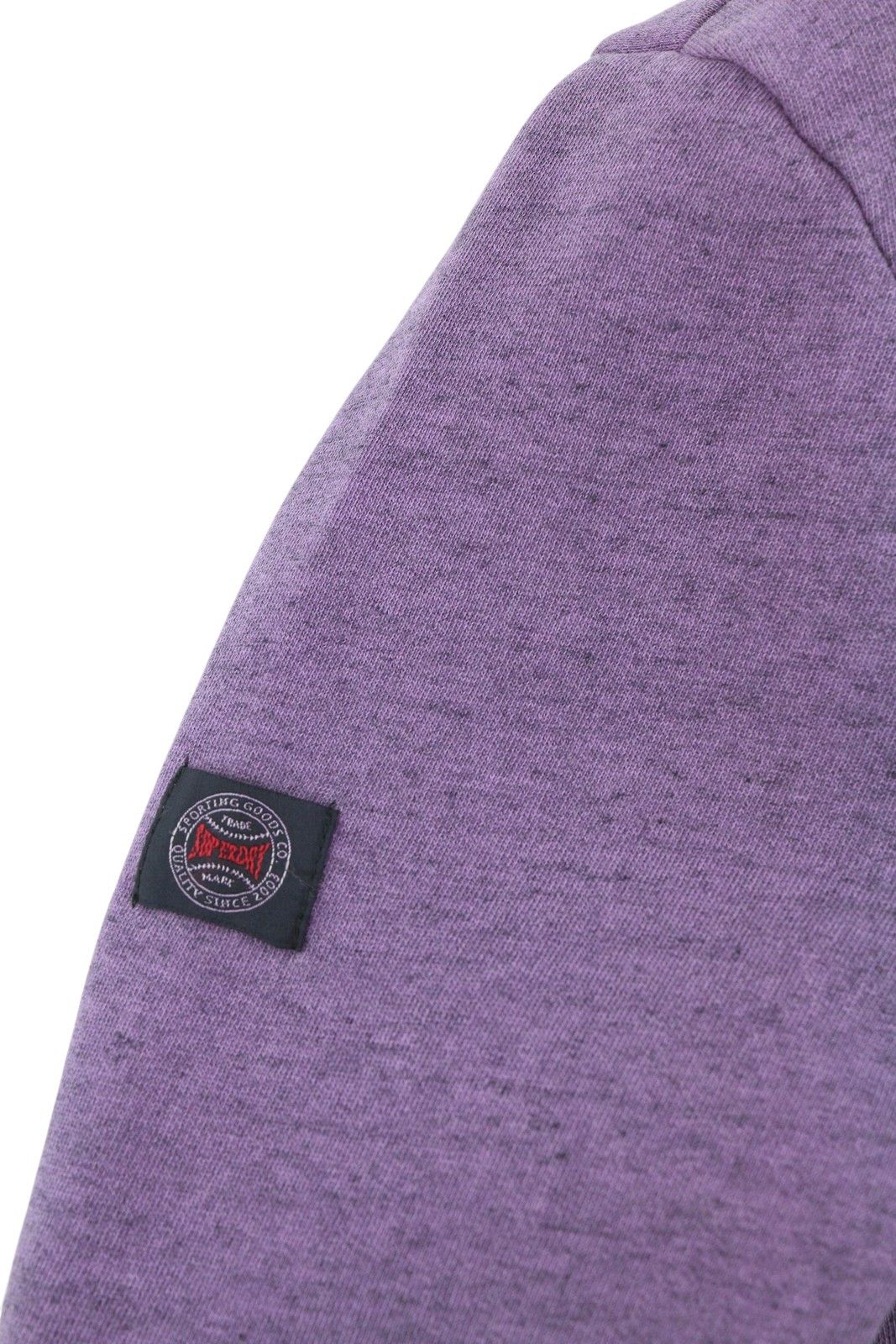 Superdry COLLEGE SCRIPTED M Purple Melange Pullover 87117 Size US M / EU 48-50 / 2 - 11 Thumbnail