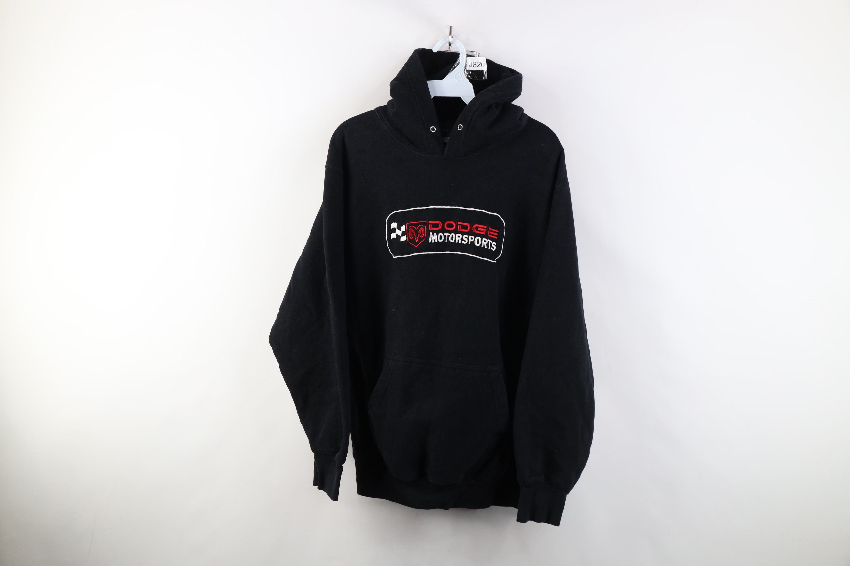 Vintage Vintage Y2K Dodge Motorsports Heavyweight Hoodie Sweatshirt Size US S / EU 44-46 / 1 - 1 Thumbnail