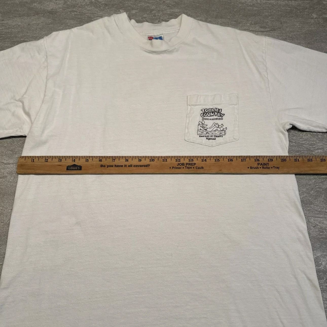 Hanes × Vintage Vintage 90s Toolies Country Saloon Club Single Stitch Shirt Size US L / EU 52-54 / 3 - 7 Thumbnail