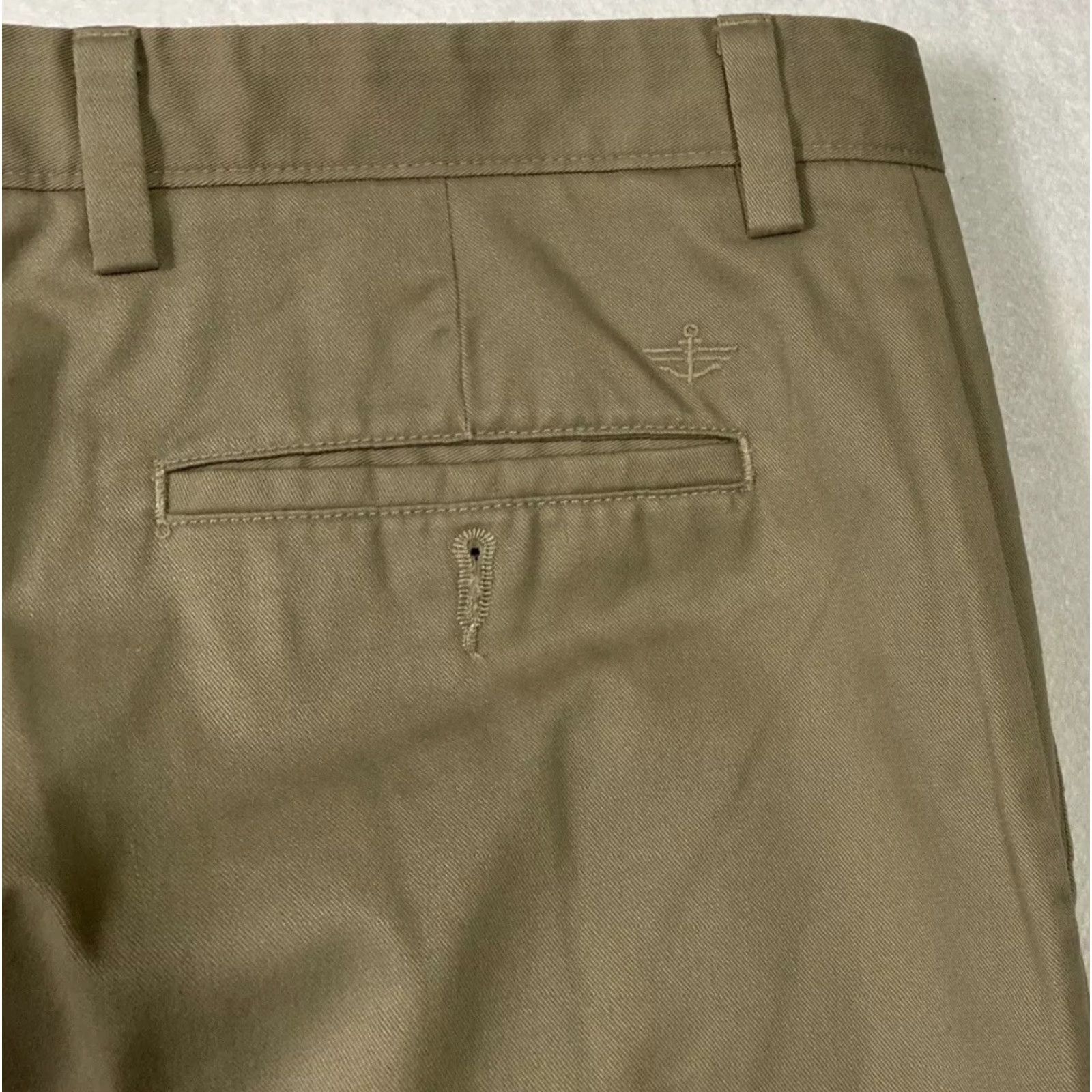 Polo Ralph Lauren Polo Ralph Lauren Dockers Chino Pants Men 38x34 Khaki Flat Front Beige Cotton Knit Regular Straight 34 Inseam Pants Mens Size US 38 / EU 54 - 7 Thumbnail