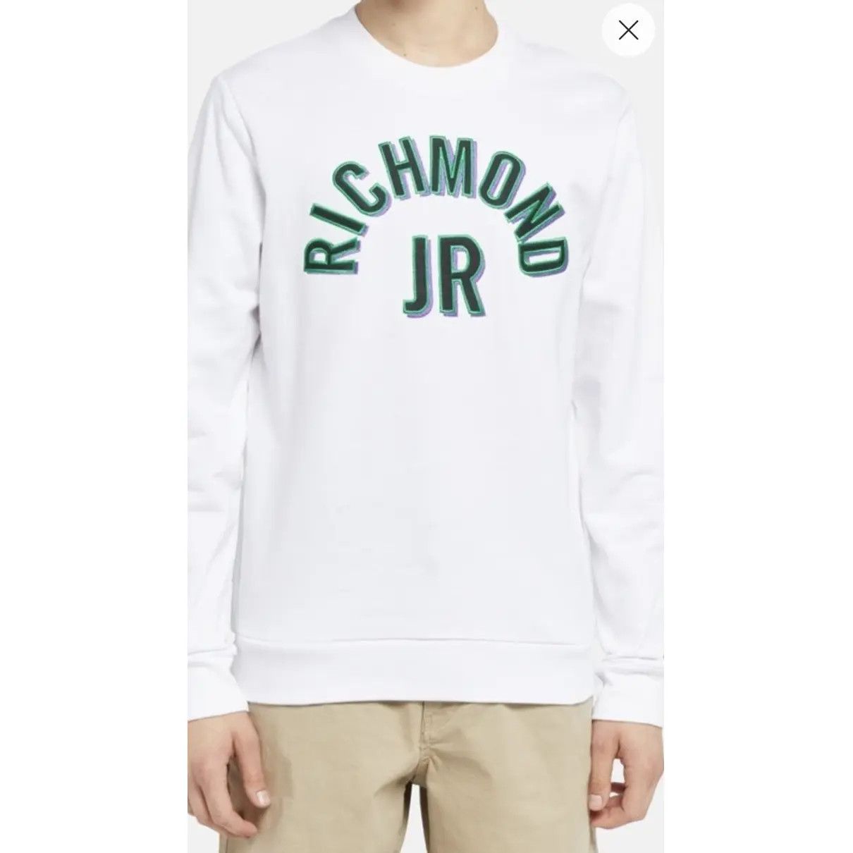 John Richmond John Richmond JR White Sweatshirt Men's Size US L / EU 52-54 / 3 - 9 Thumbnail