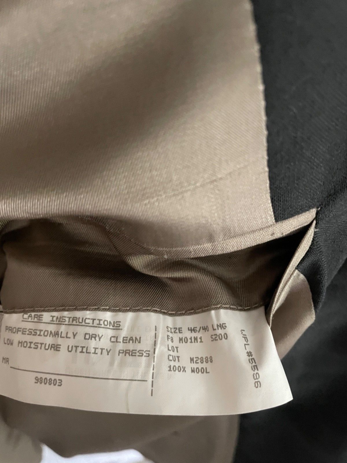 Polo Ralph Lauren 🔥 Polo Ralph Lauren® RARE 80s Earth Toned Green / Gray Suit Size 46L - 11 Thumbnail