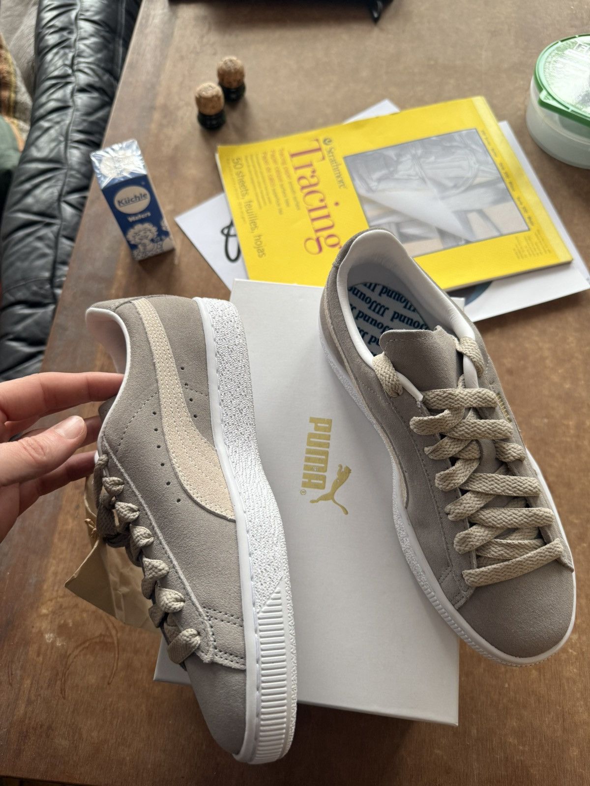 JJJJound × Puma 5.5M 7W JJJOUND x PUMA Limestone Size US 7 / IT 37 - 8 Thumbnail