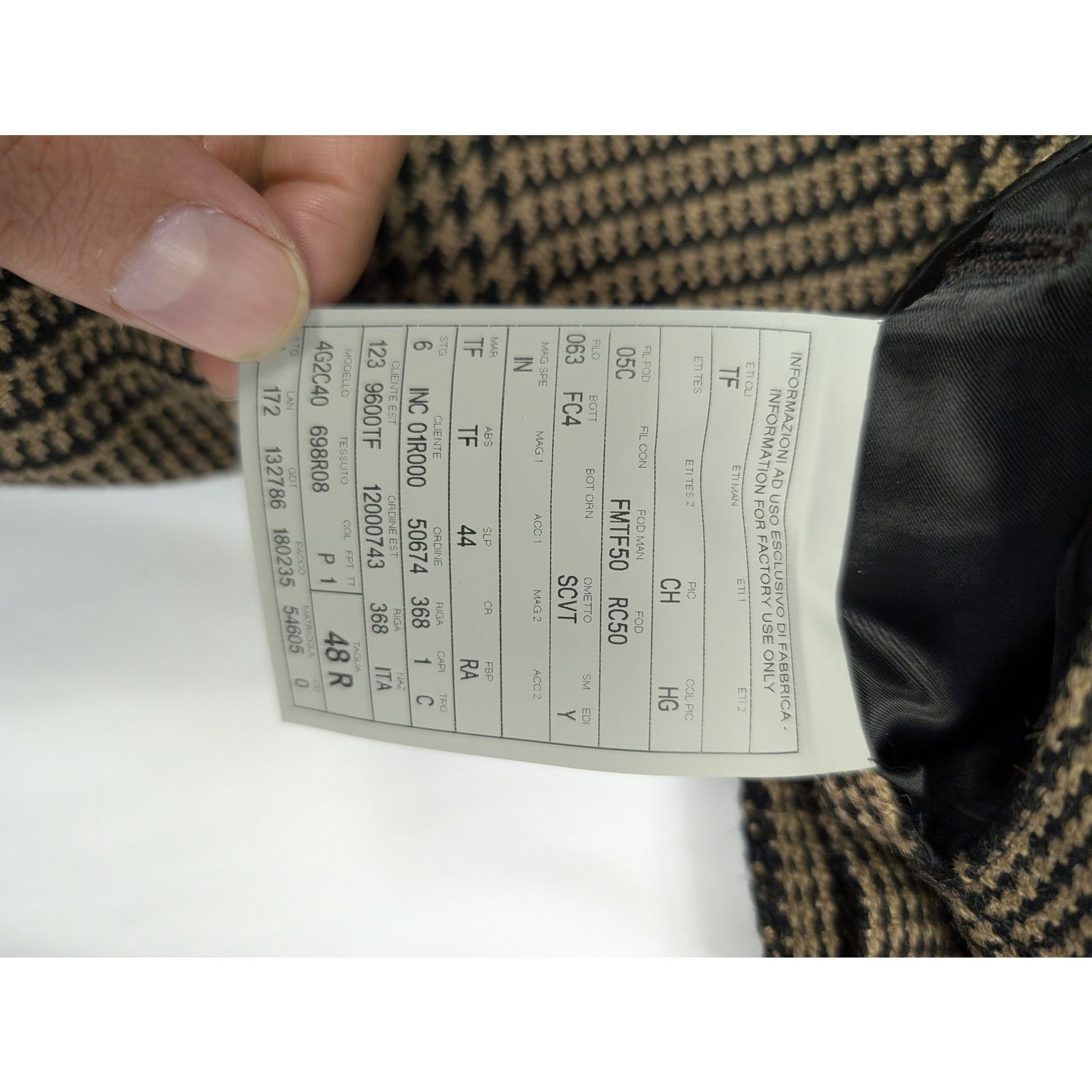 Tom Ford o1rshd1 Cappotto Overcoat in Brown Size US M / EU 48-50 / 2 - 15 Thumbnail