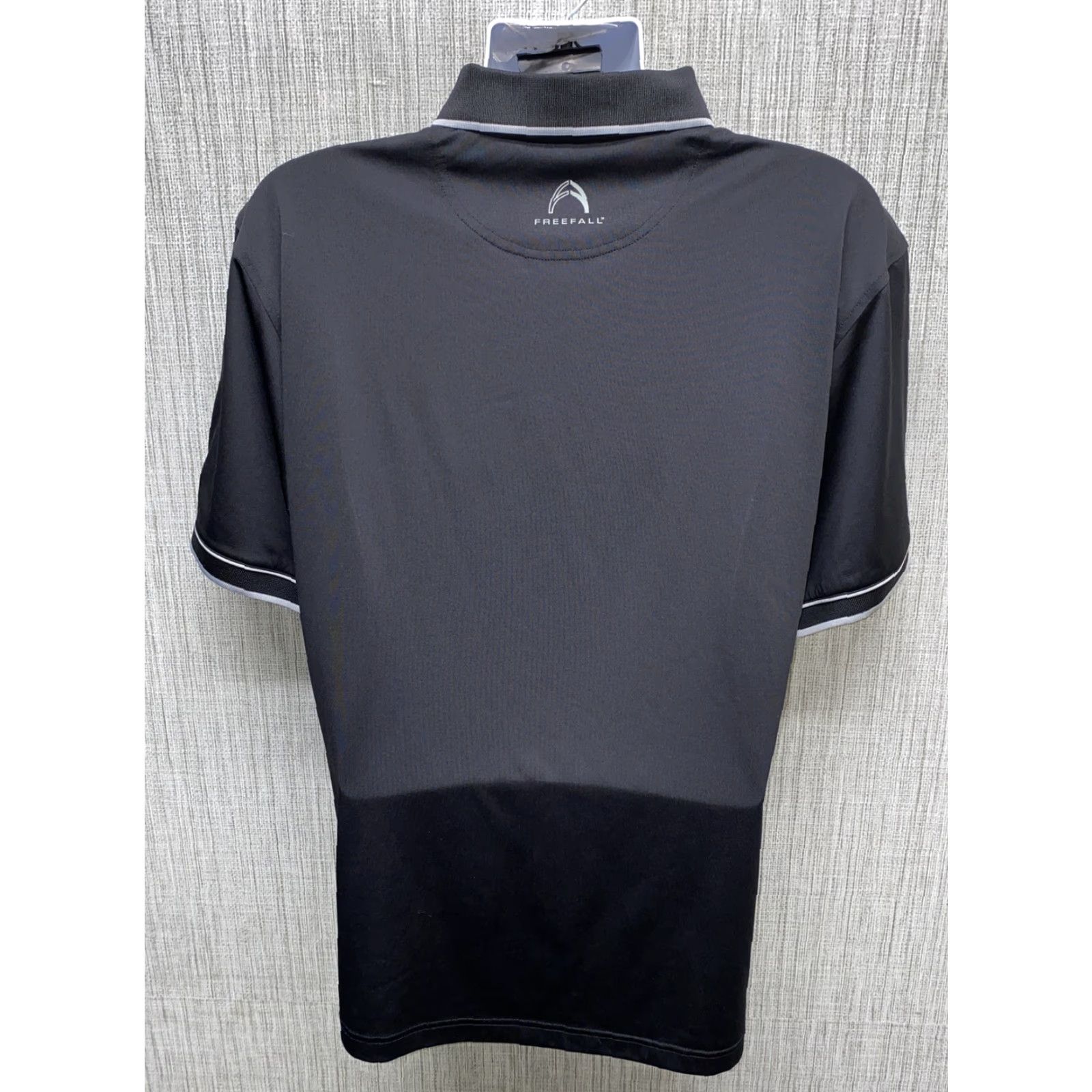 Vintage Freefall Polo Shirt Geometric Print Golf Black Gray Mens Size L Size US L / EU 52-54 / 3 - 5 Thumbnail