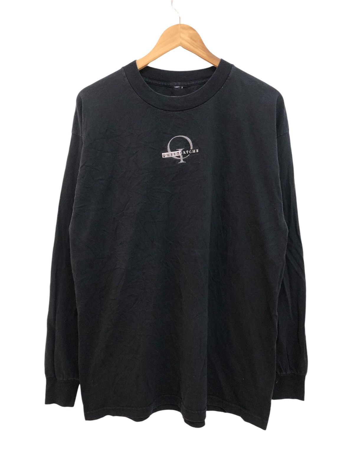 Band Tees × Vintage RARE 🔥 QUEENSRŸCHE EMBROIDERED CENTRE LOGO LONGSLEEVE TEE Size US XL / EU 56 / 4 - 1 Thumbnail