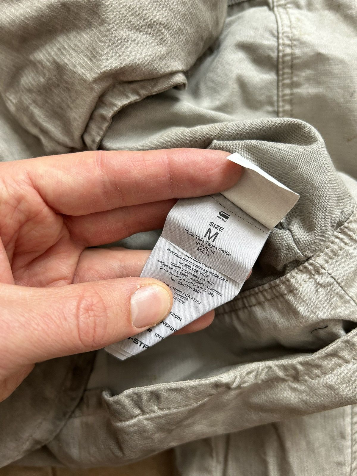 G-Star G STAR RAW JACKET WASHED EFFECT Size US M / EU 48-50 / 2 - 7 Thumbnail