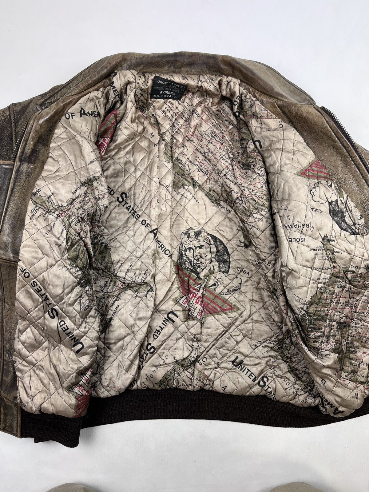 Avirex 90s Avirex G-1 Custom Paint Jacket Size US L / EU 52-54 / 3 - 12 Thumbnail
