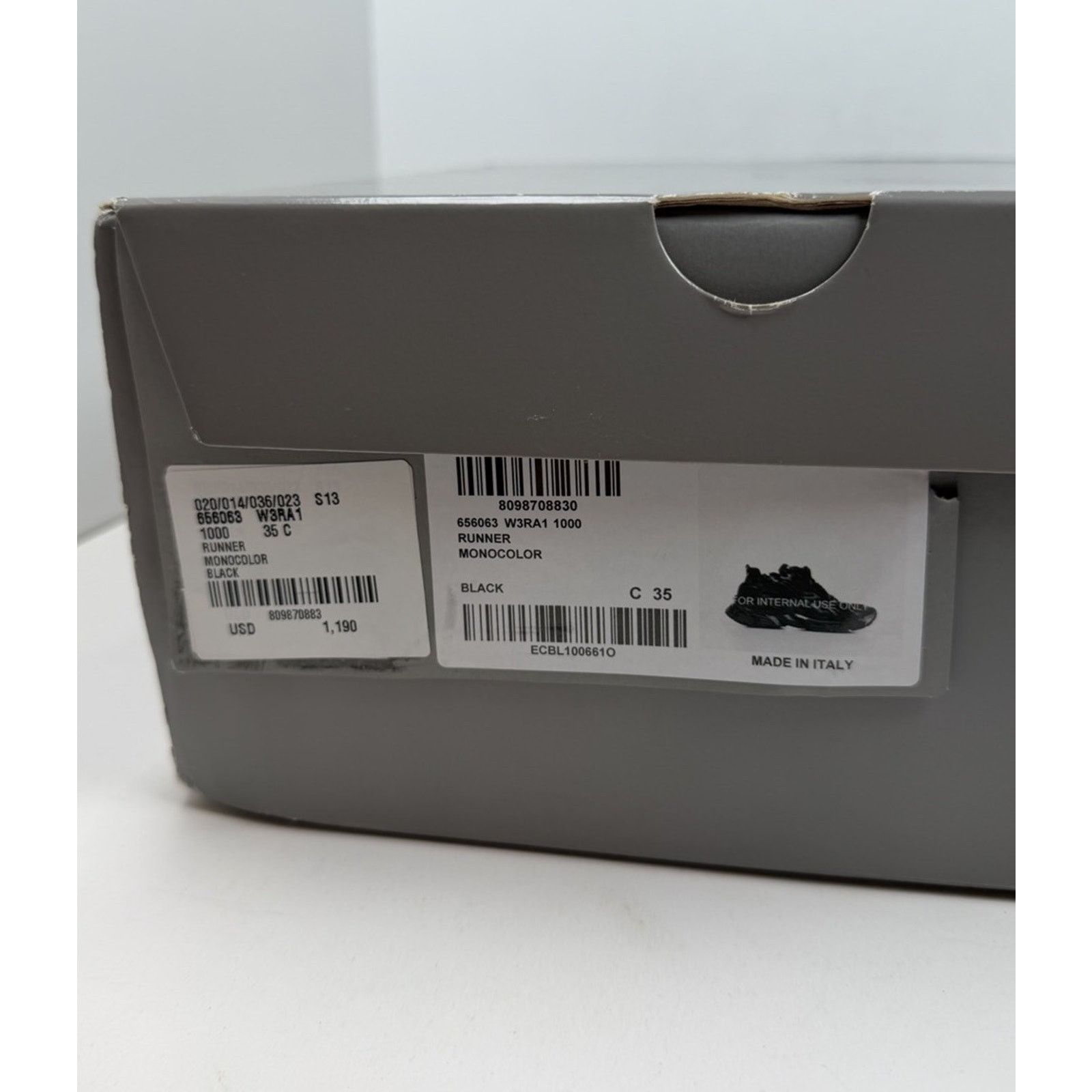 Balenciaga Size 35EU/5W - Balenciaga Runner Sneakers NEW Size US 5 / IT 35 - 8 Thumbnail