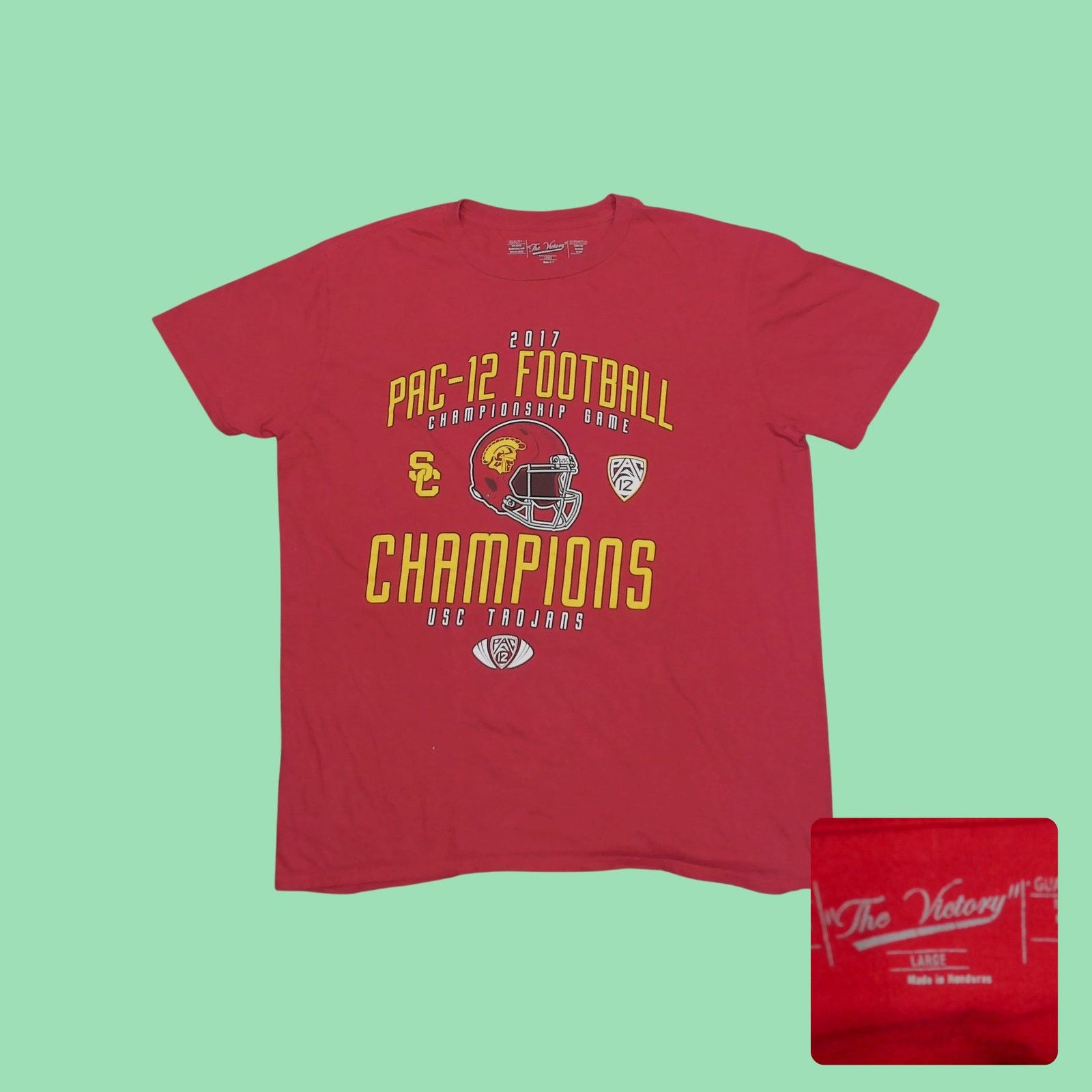 Victory Sportswear The Victory 2017 USC Trojans Pac-12 Champions Collegiate Tee Size US L / EU 52-54 / 3 - 1 Thumbnail