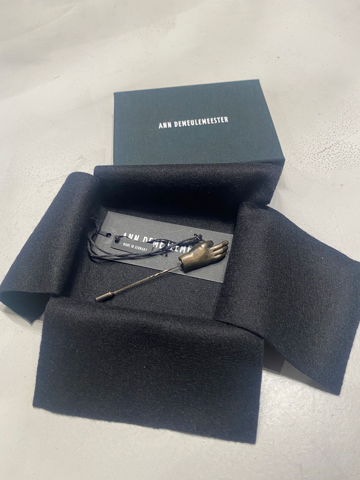 Ann Demeulemeester SILVER HAND PIN BROCHE Size ONE SIZE - 5 Thumbnail