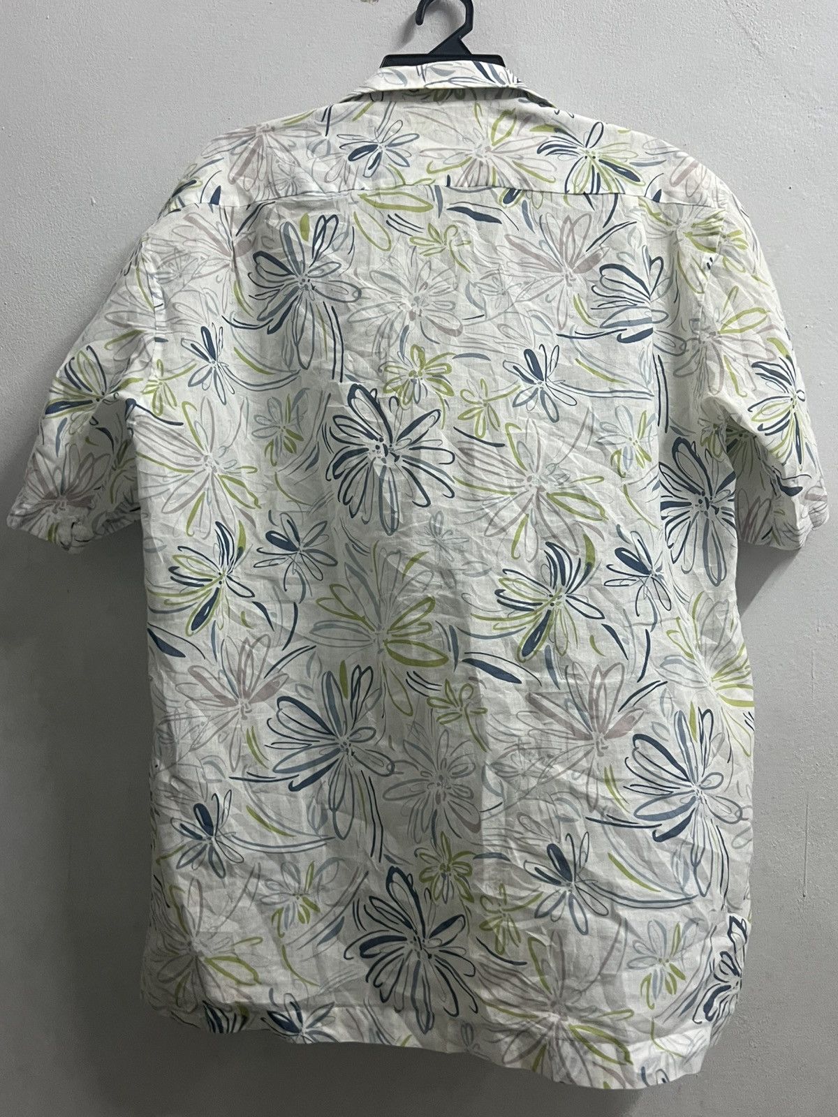 Hardy Amies × Vintage Hardy Amies Vintage Fitted Hawaii button up shortsleeve Size US L / EU 52-54 / 3 - 5 Thumbnail