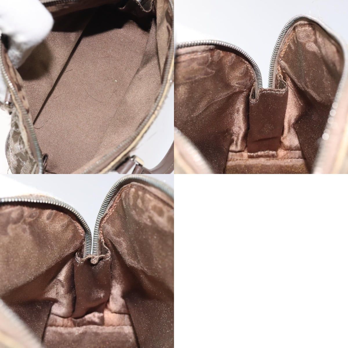 Louis Vuitton LOUIS VUITTON Monogram Satin Little Alma Hand Bag Gray Size ONE SIZE - 12 Thumbnail