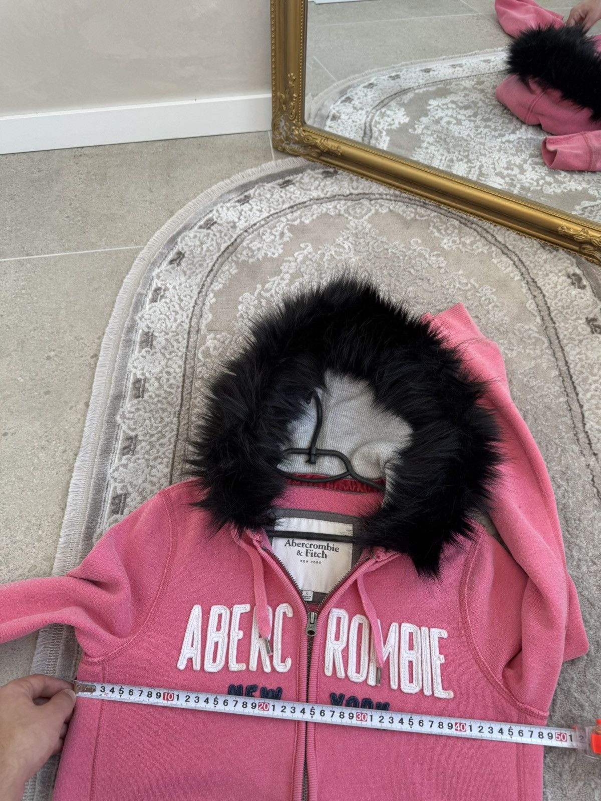 Abercrombie & Fitch Vtg Y2K If6was9 LGB Goa Vibe Abercrombie Fitch fur zip Hood Size L / US 10 / IT 46 - 7 Thumbnail