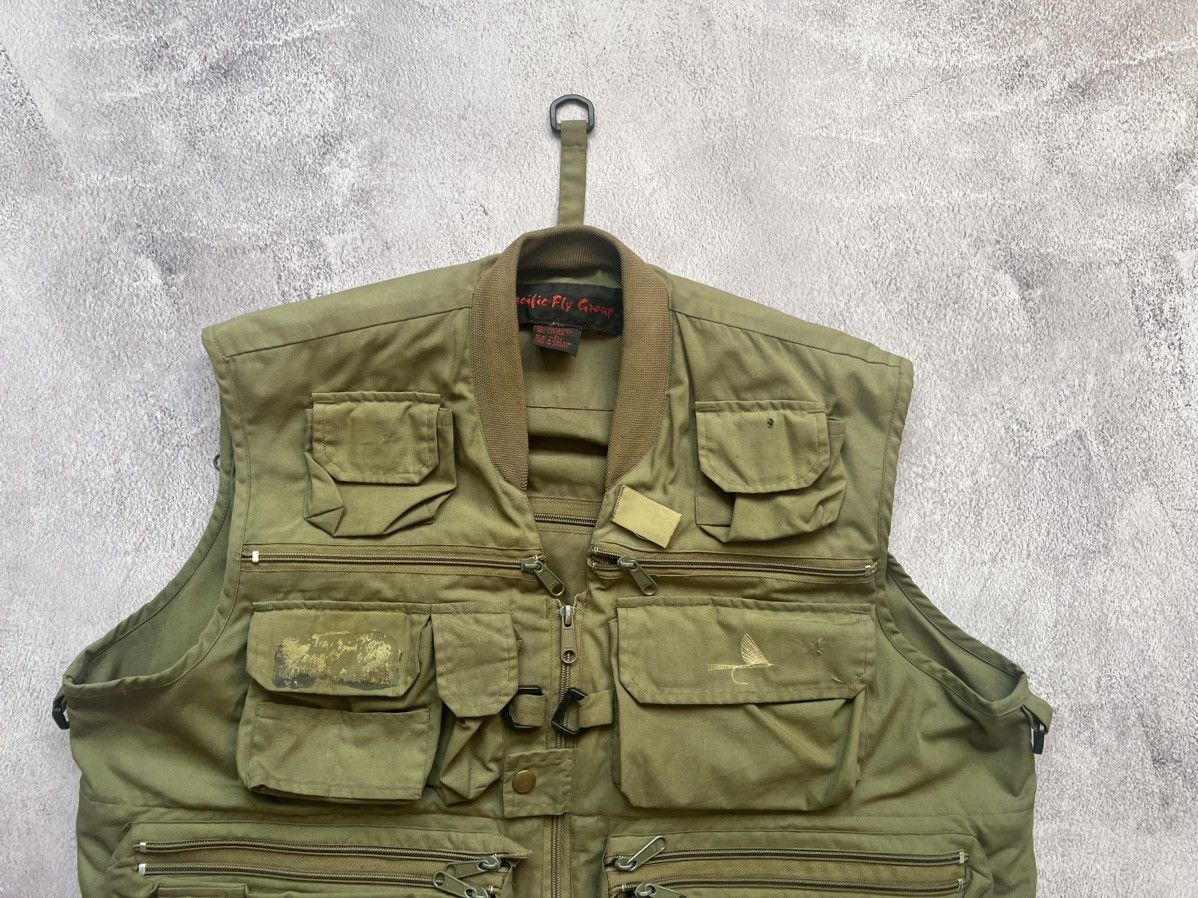 Japanese Brand × Vintage Vintage Khaki Multi Pocket Fly Fishing Vest Size US L / EU 52-54 / 3 - 2 Thumbnail