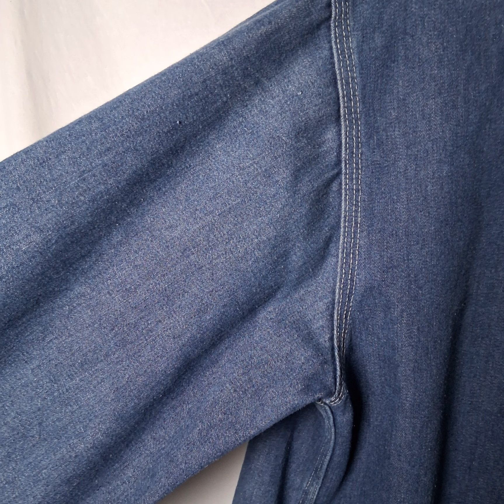 Vintage VINTAGE Big Mac Denim Jacket Jacket Blue Chore Barn Work Workwear Utility READ Mens L Blue Denim Casual Workwear 90s? Size US 33 - 7 Thumbnail
