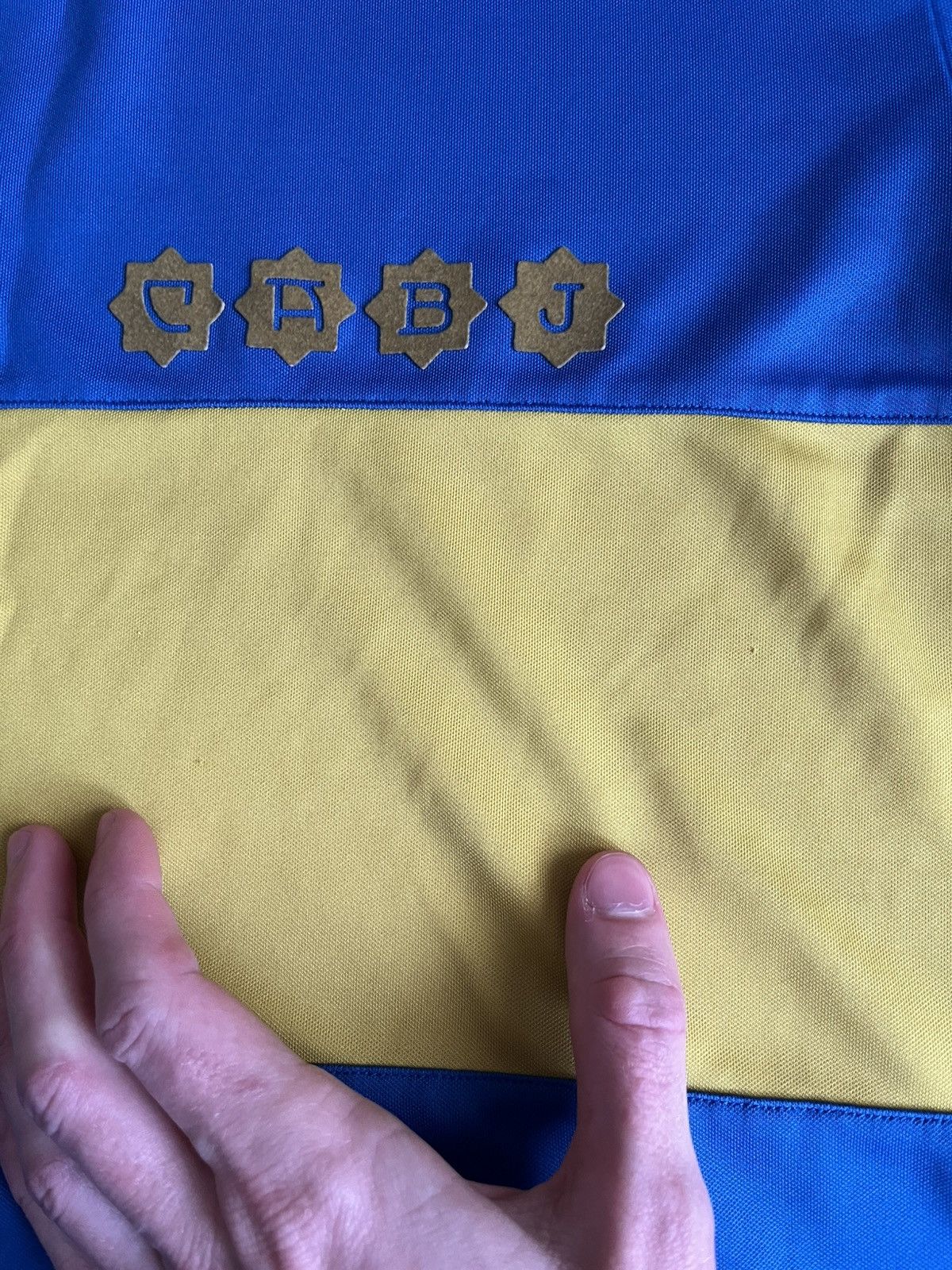 Adidas × Vintage Vintage Adidas Boca Juniors Home 1981 1982 Retro Replicas Size US L / EU 52-54 / 3 - 5 Thumbnail