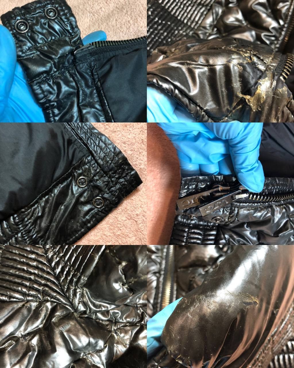 Versace Jeans Couture Versace PATENT Leather Jacket Bomber Size M / US 6-8 / IT 42-44 - 15 Thumbnail