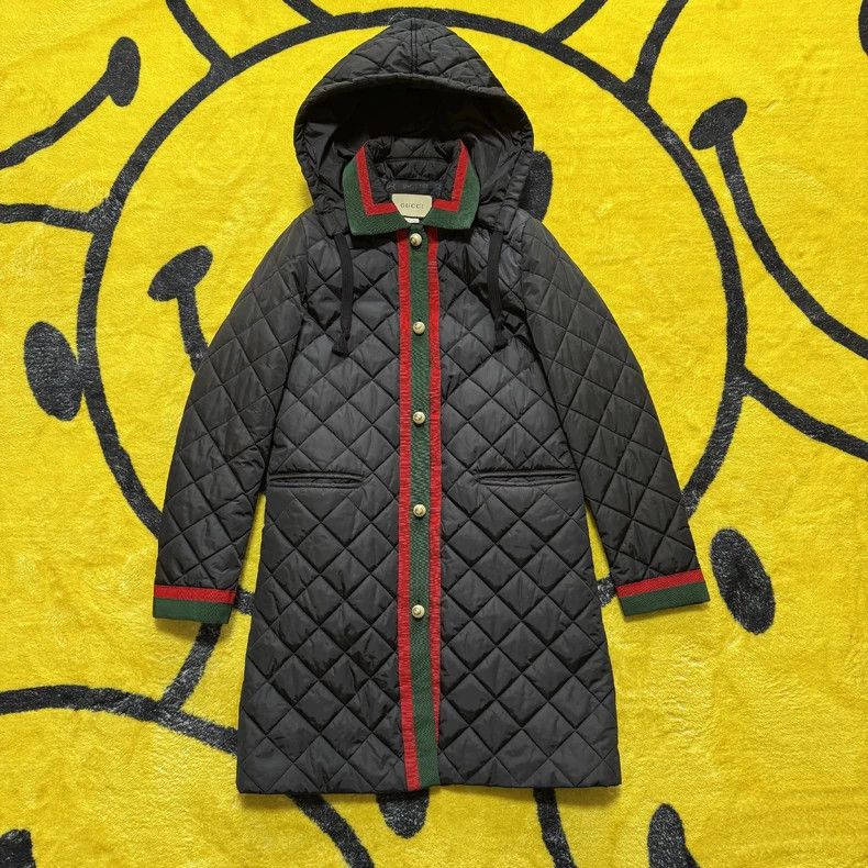 Gucci GucciClassic red, black and green color matching button dou Size XS / US 0-2 / IT 36-38 - 2 Thumbnail