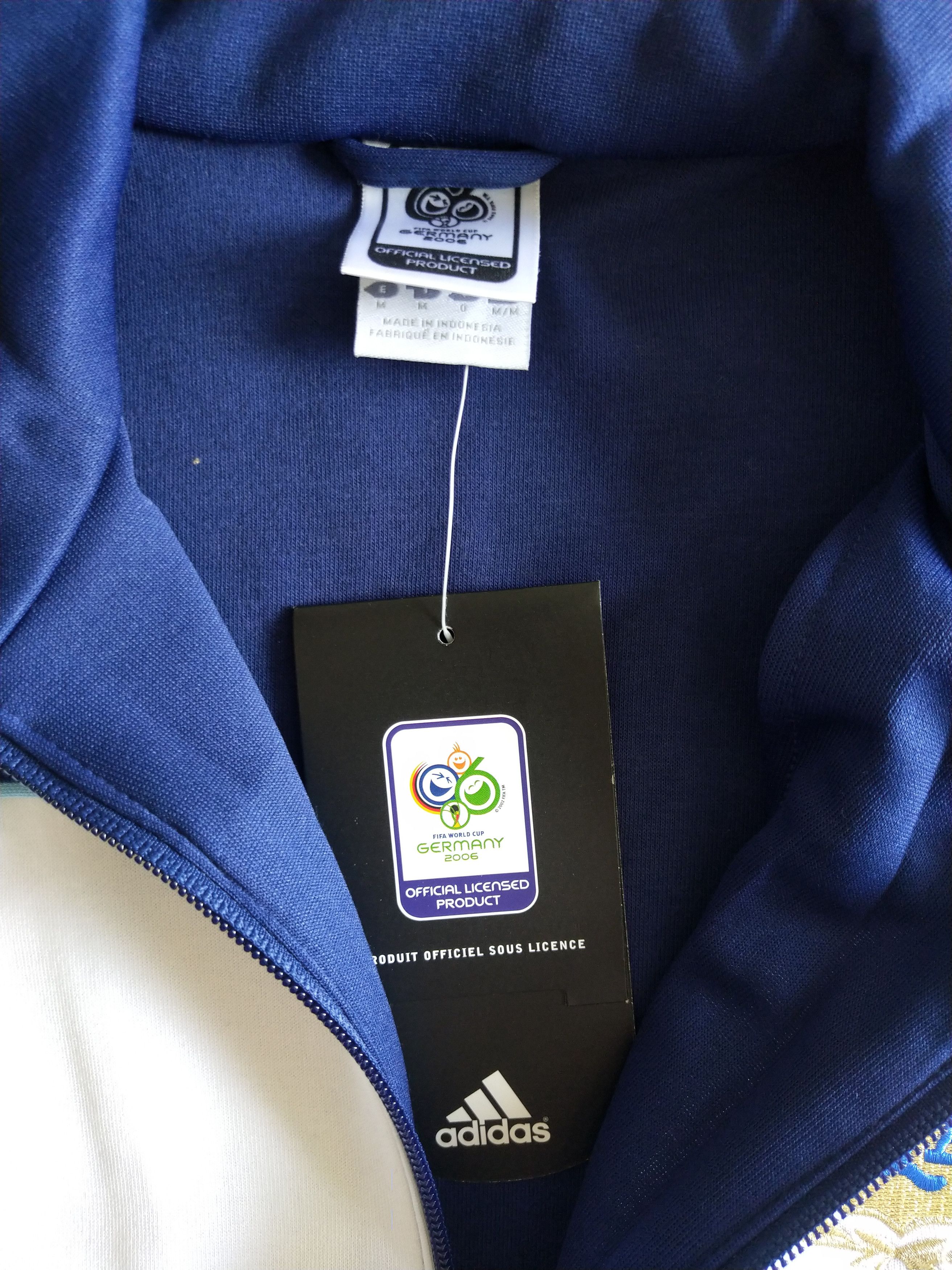 Adidas NWT 2006 Adidas Argentina Football Team Track Jacket y2k Size US M / EU 48-50 / 2 - 6 Thumbnail