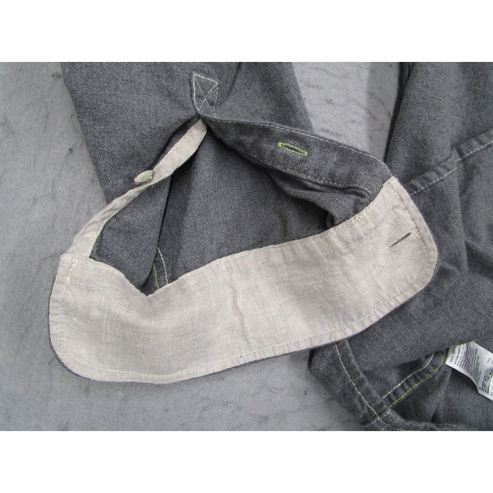 Tommy Bahama Tommy Bahama Shirt Mens M Gray Button-Up Flannel Dual Pockets Long Sleeve Casual Travel 100% Cotton Button-Up Size US M / EU 48-50 / 2 - 4 Thumbnail