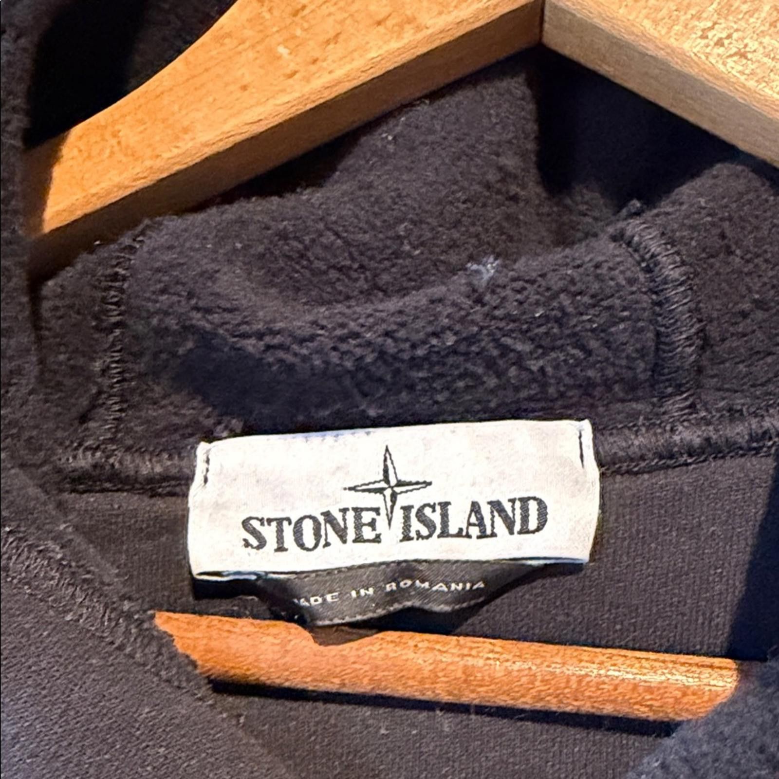 Stone Island Stone Island Men's Black Hoodie Size US L / EU 52-54 / 3 - 2 Thumbnail