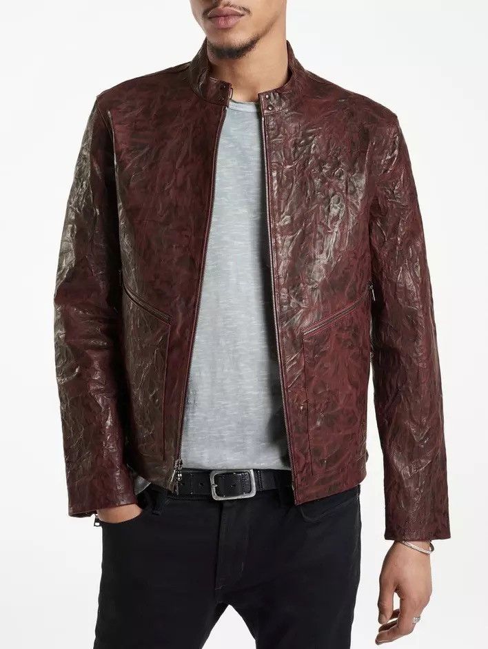 John Varvatos Vicarage racer leather jacket. Size EU 48 USA 38 Size US M / EU 48-50 / 2 - 4 Thumbnail