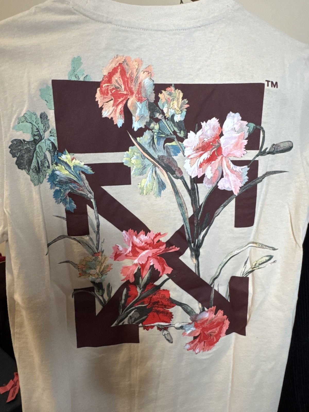 Virgil Off-White - Oversized Flowers Carryover tee - XXS