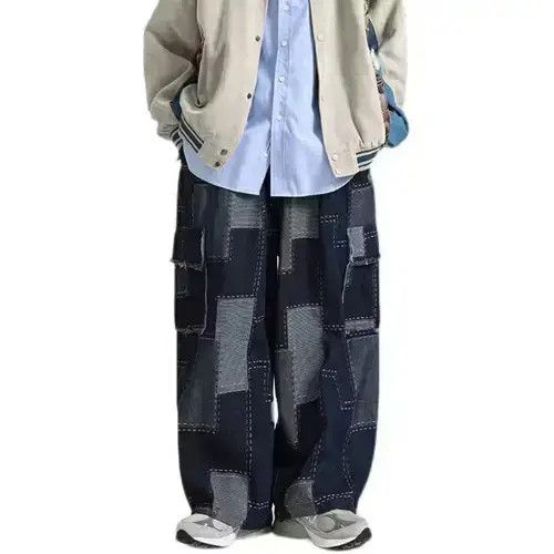 VIBE ripped damaged patch baggy pants Size US 32 / EU 48 - 3 Thumbnail