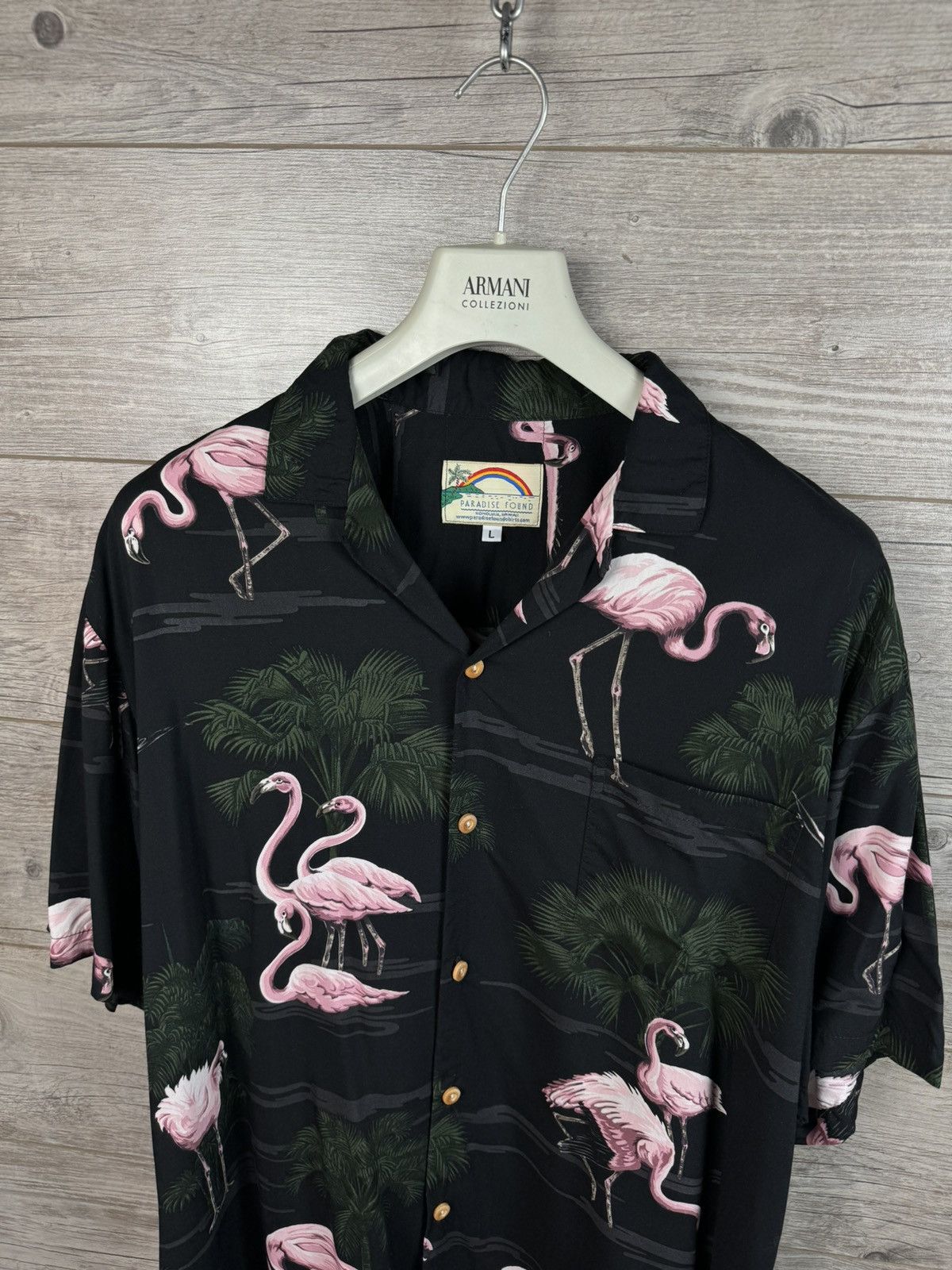 Vintage Hawaiian shirt with short sleeves style of Dries Van Noten Size US L / EU 52-54 / 3 - 2 Thumbnail
