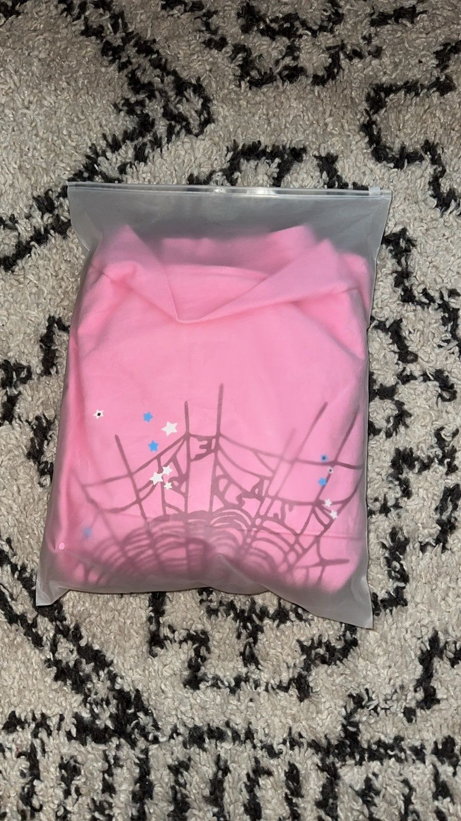 Designer Light Pink Sp5der Hoodie Size US XL / EU 56 / 4 - 2 Thumbnail