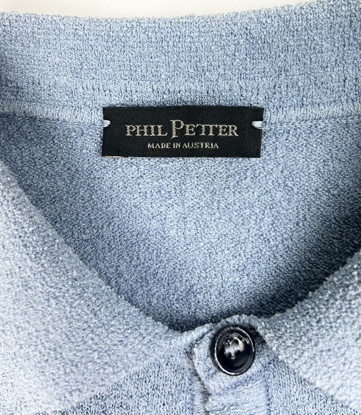 Philipp Plein rare Phil Petter Austrian Luxury Polo Shirt Blue Tee Size M Size US M / EU 48-50 / 2 - 8 Thumbnail