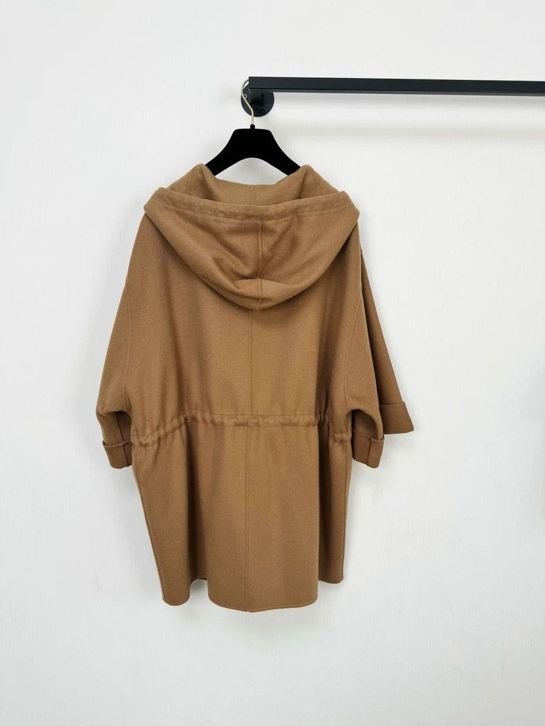 Max Mara Max Mara Brown wool coat Size S / US 4 / IT 40 - 2 Thumbnail